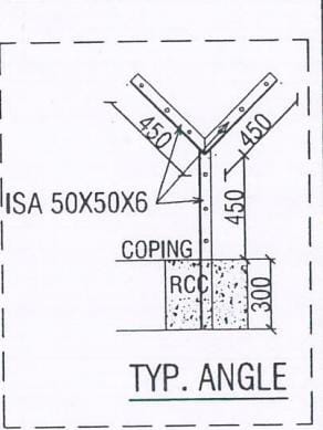 "Y" Shape structural steel work