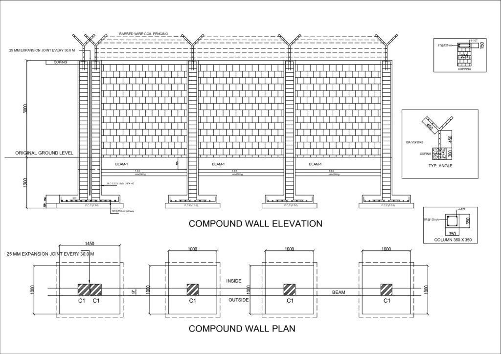 compound wall plan